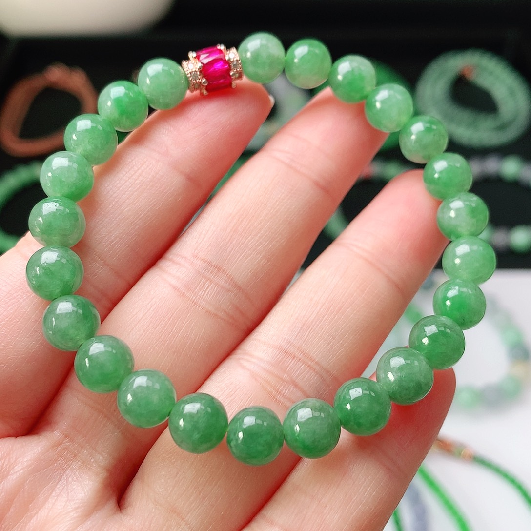 翡翠未镶嵌手链翡翠