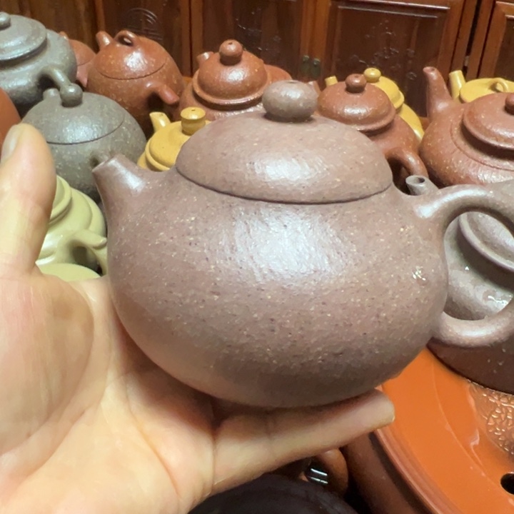 茶壶紫砂宜兴原原矿桃花