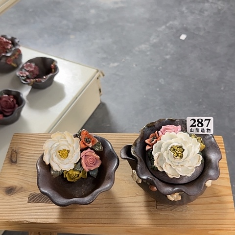 瓷片柴烧柴烧柴烧287一套