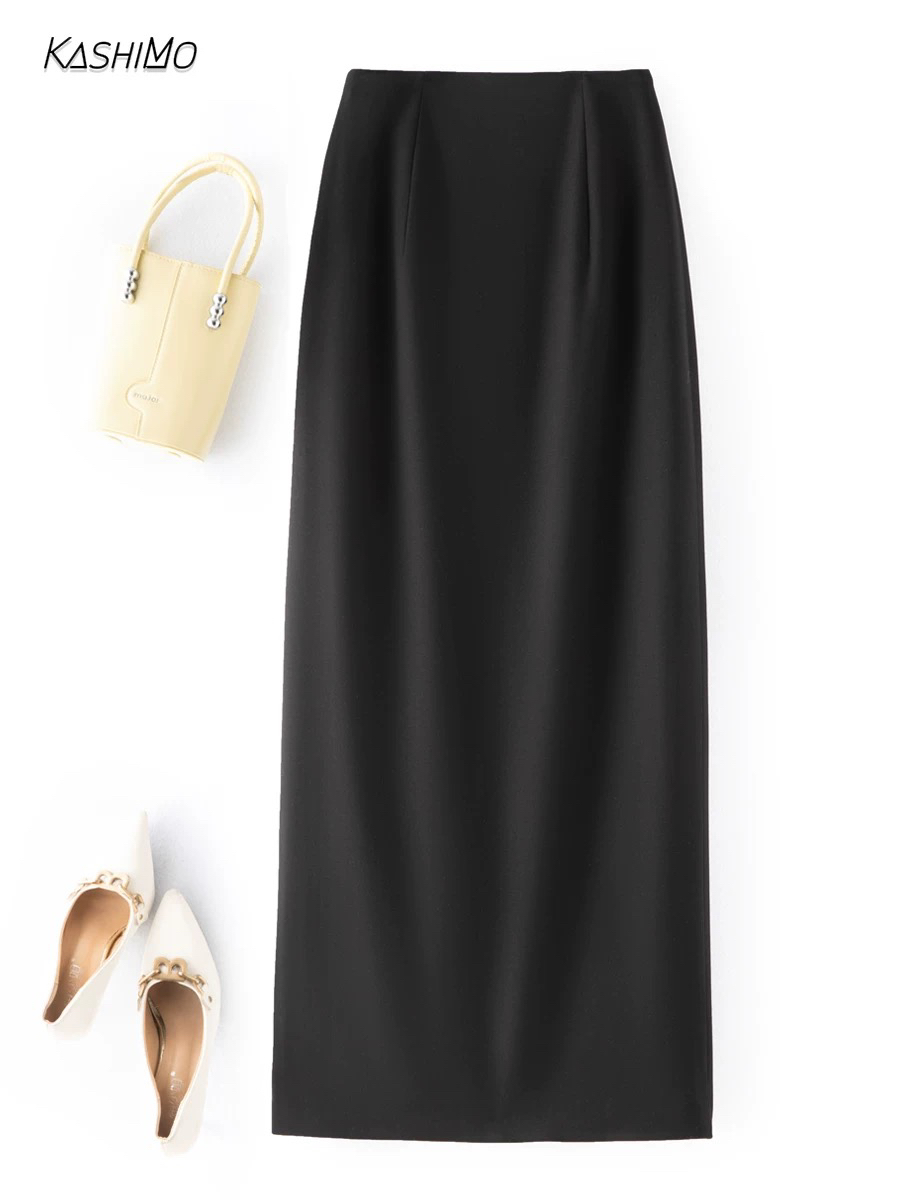 D30974南油爆款A字摆裙气质时尚休闲修身半身裙