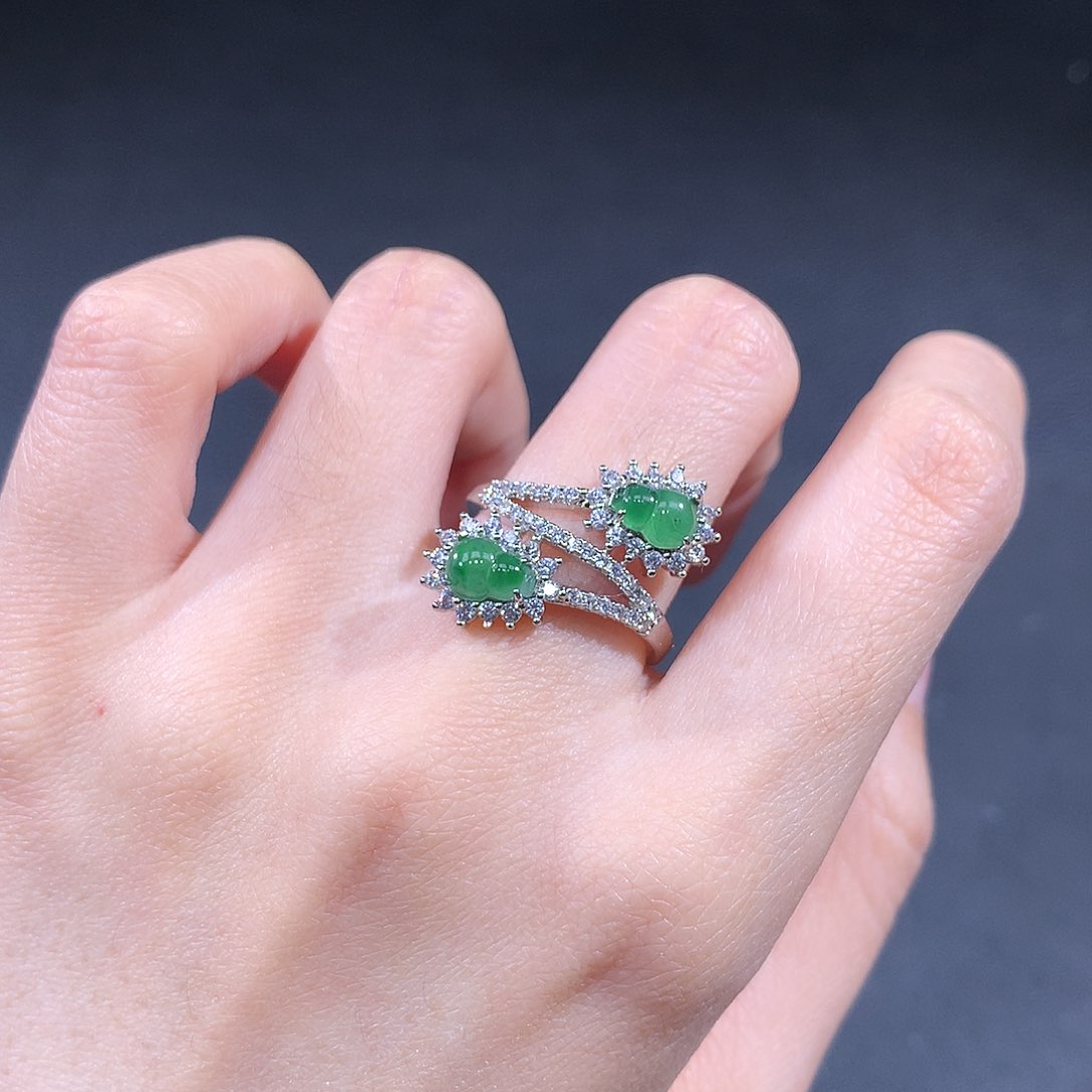 未镶嵌戒指翡翠翡翠