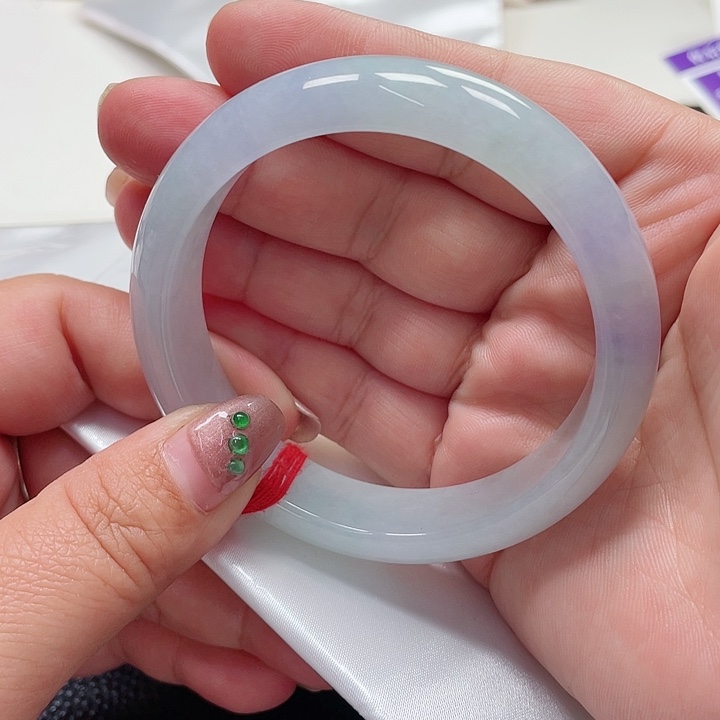 翡翠手镯未镶嵌缅甸翡翠手镯59圈