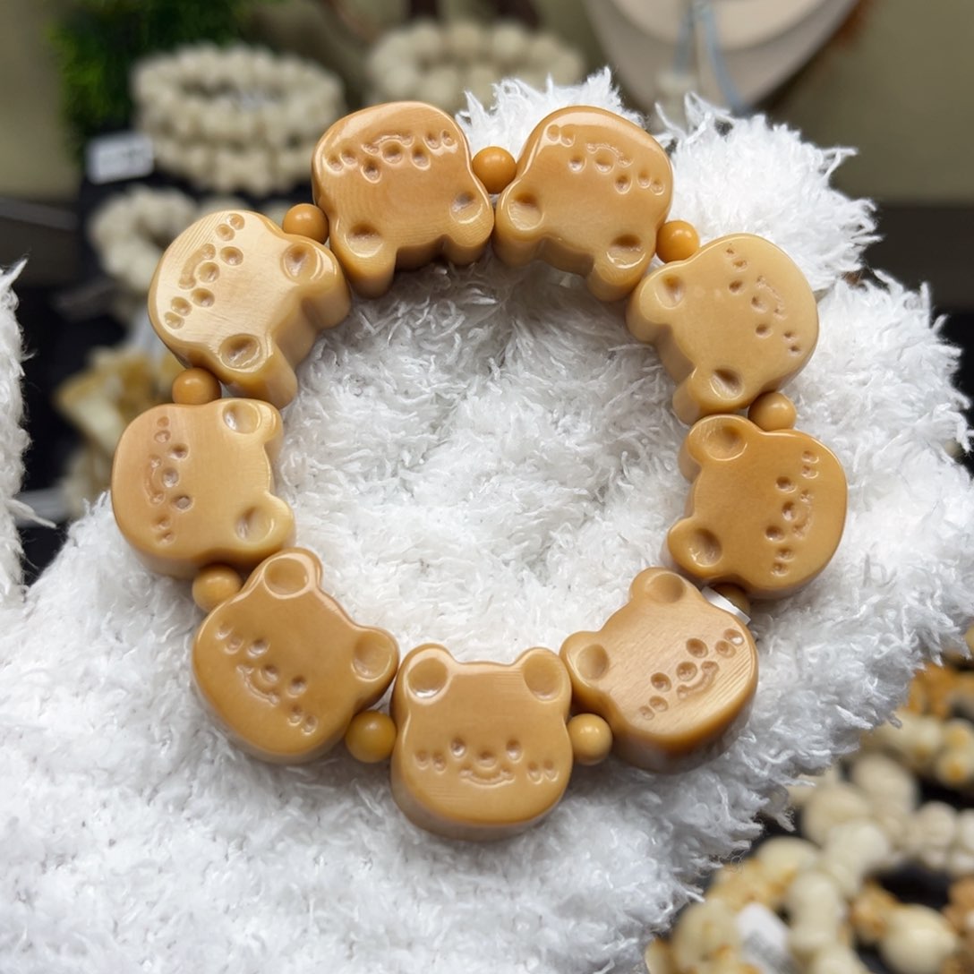 菩提根/象牙果吊坠2.15.35熊饼