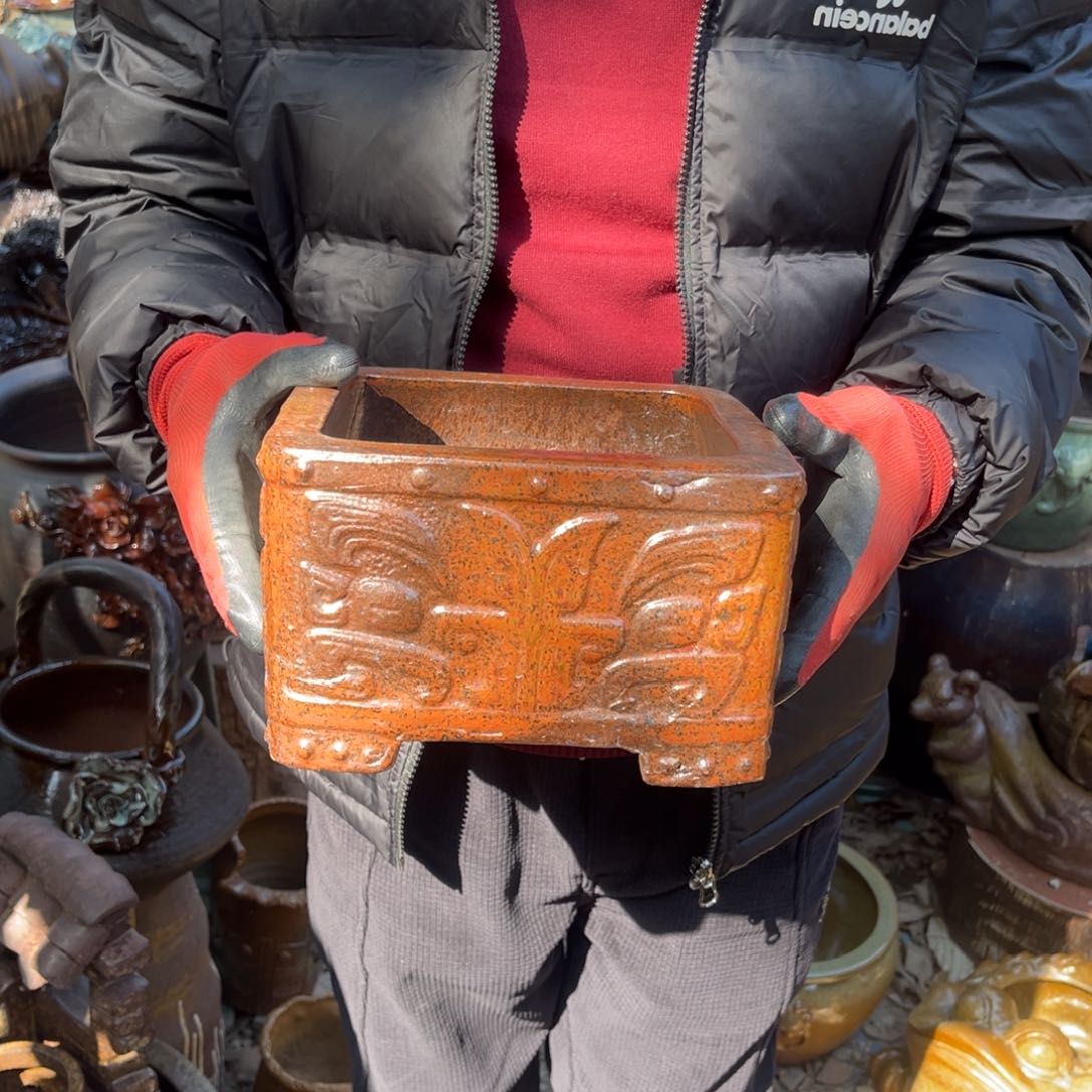 红陶高12口20有孔