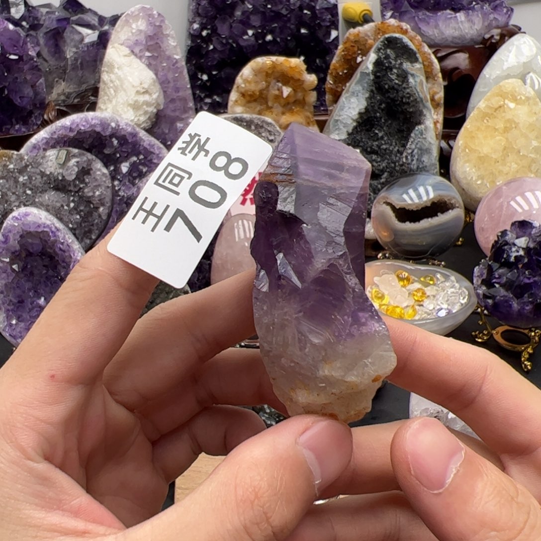 紫晶珠宝半成品未镶嵌708