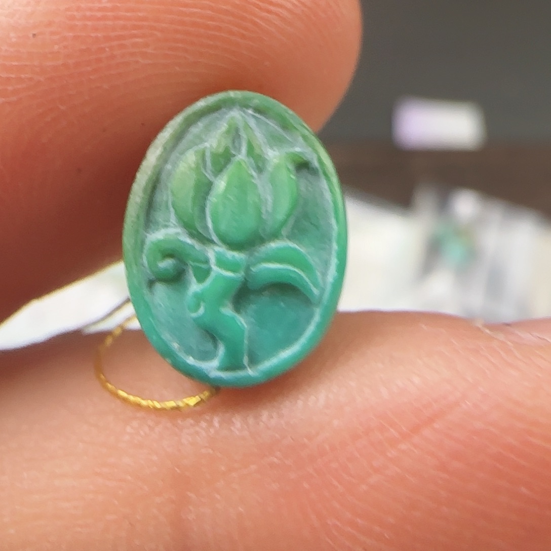 绿松石珠宝半成品未镶嵌