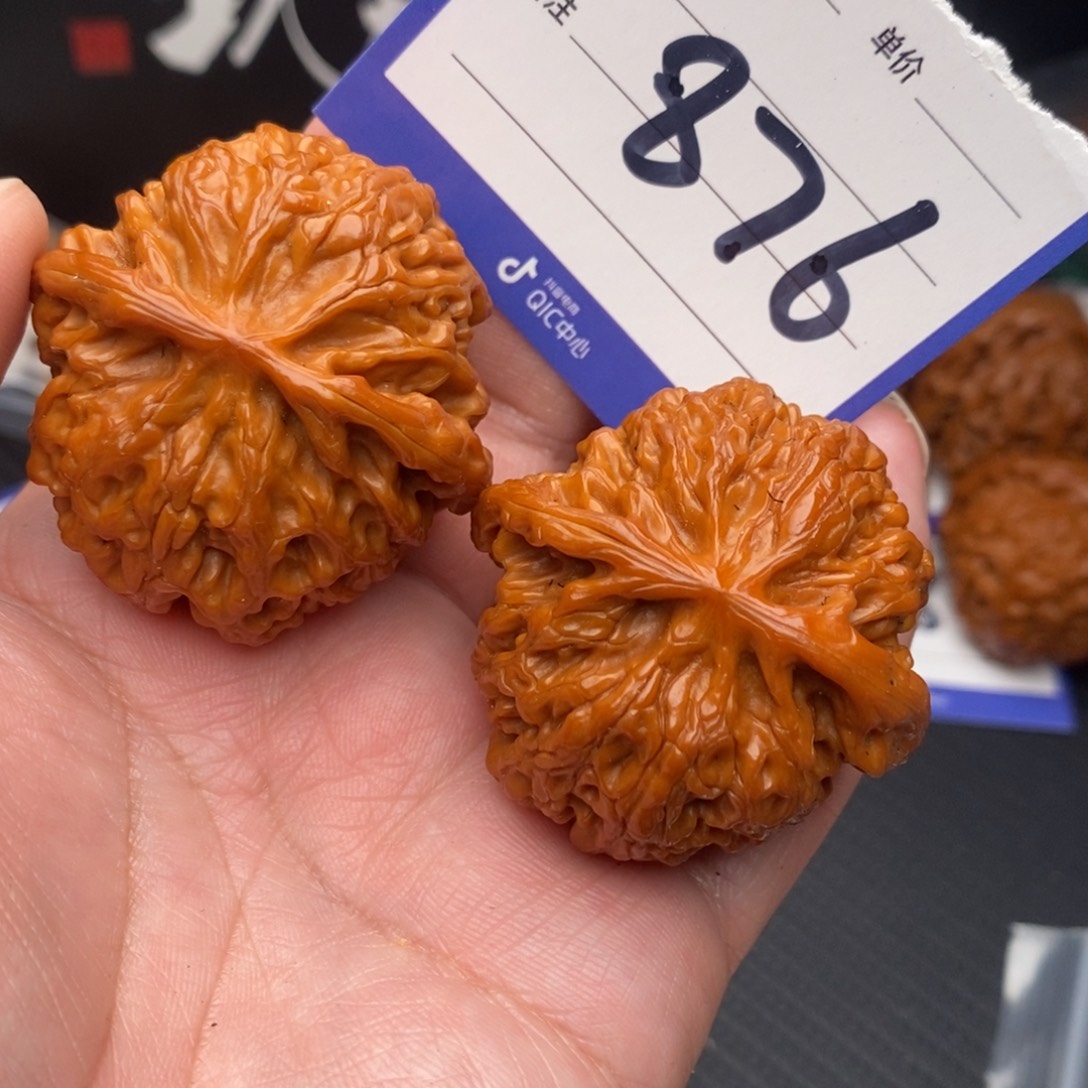 桃核把件苹果圆42mo