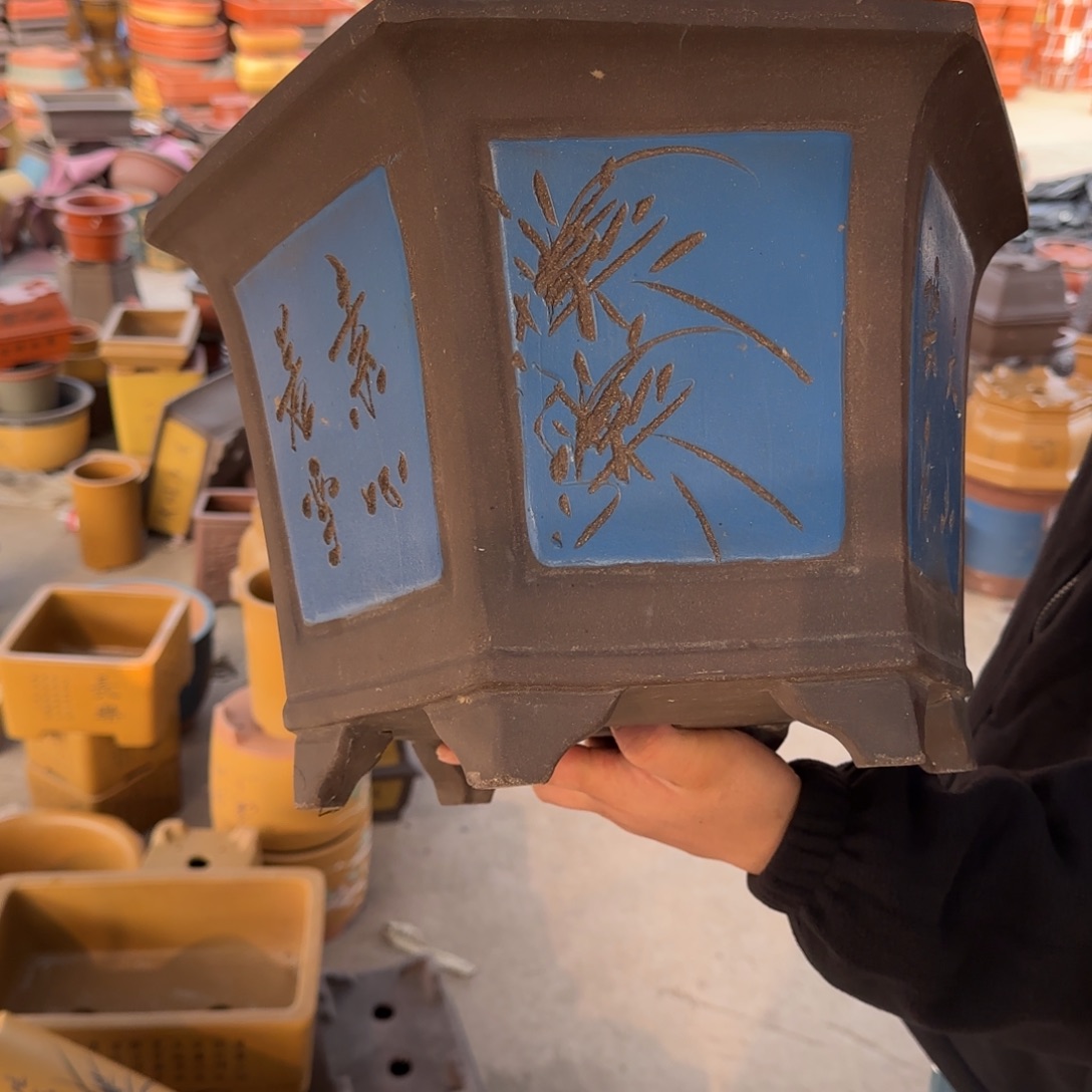 花盆紫砂口径33.21口径