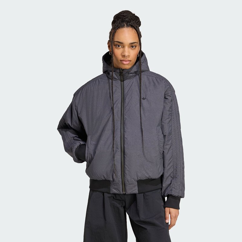 阿迪达斯 （adidas）女子BOMBER JACKET休闲时尚棉服KC1686