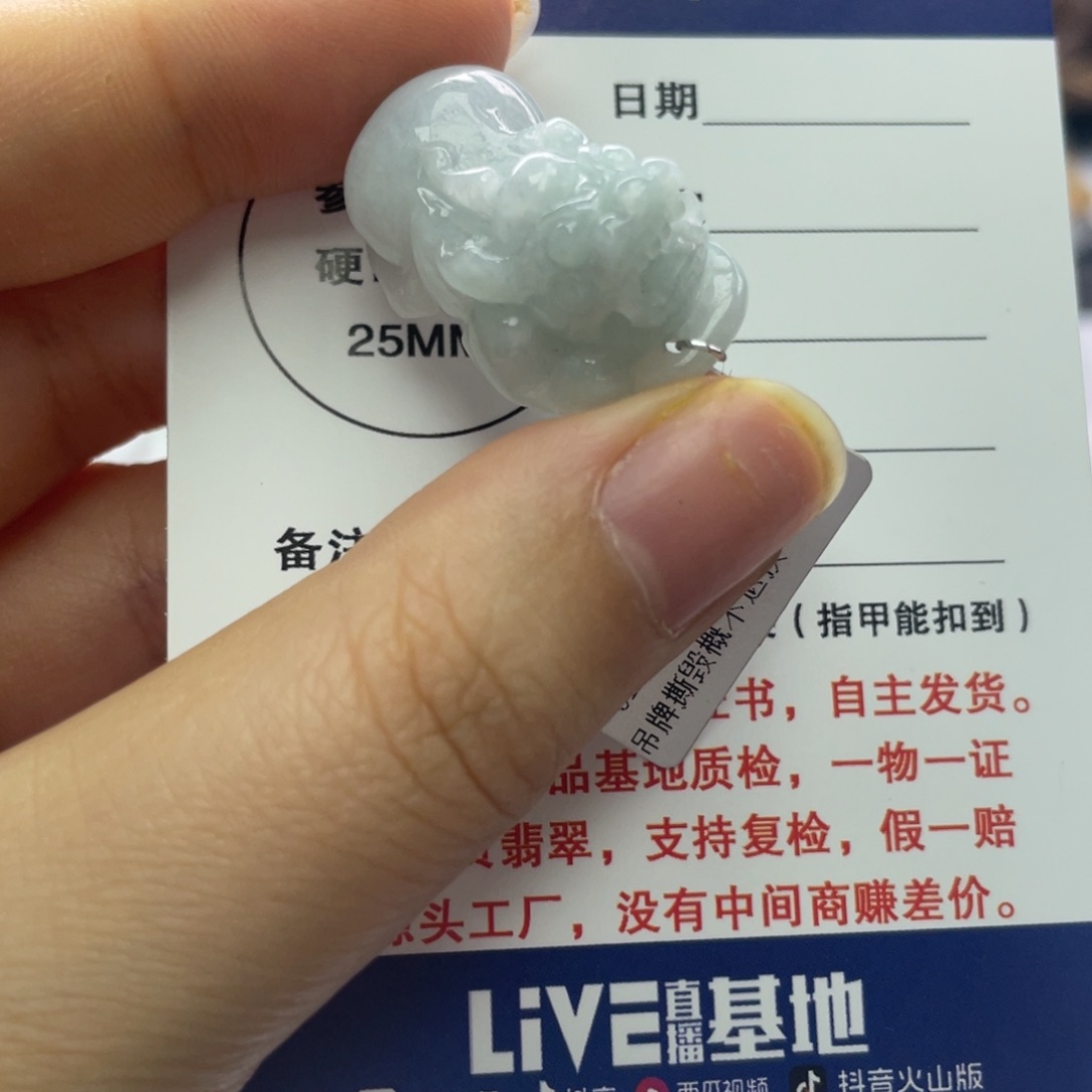 翡翠颈饰未镶嵌123456789