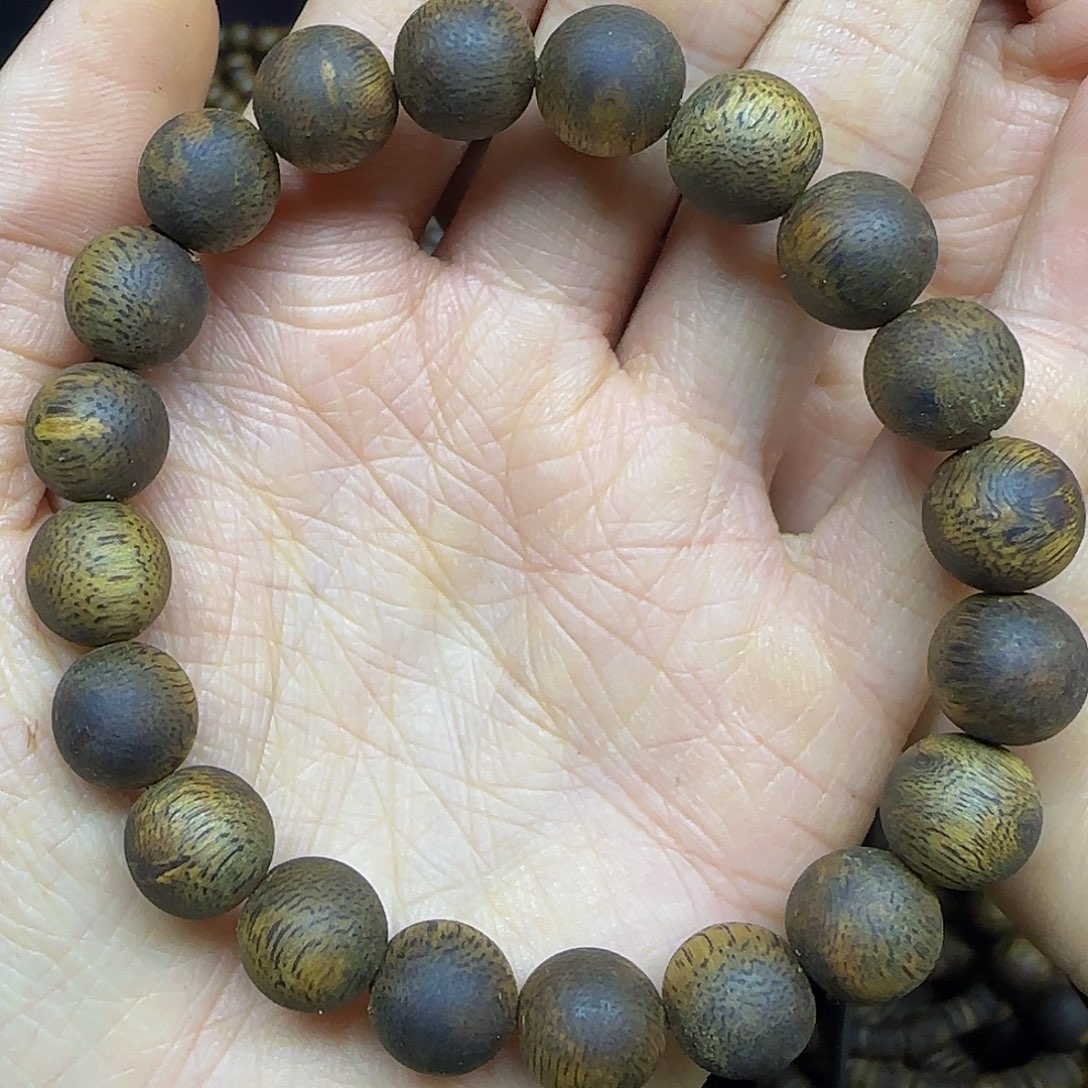 沉香沉香碎屑+沉水浮1.0圆珠单圈10克加