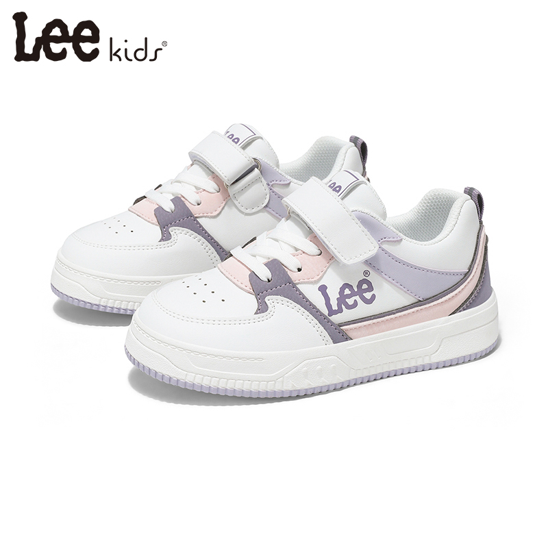 Leekids童鞋软底轻便儿童板鞋百搭透气女童休闲鞋中大童男童春秋