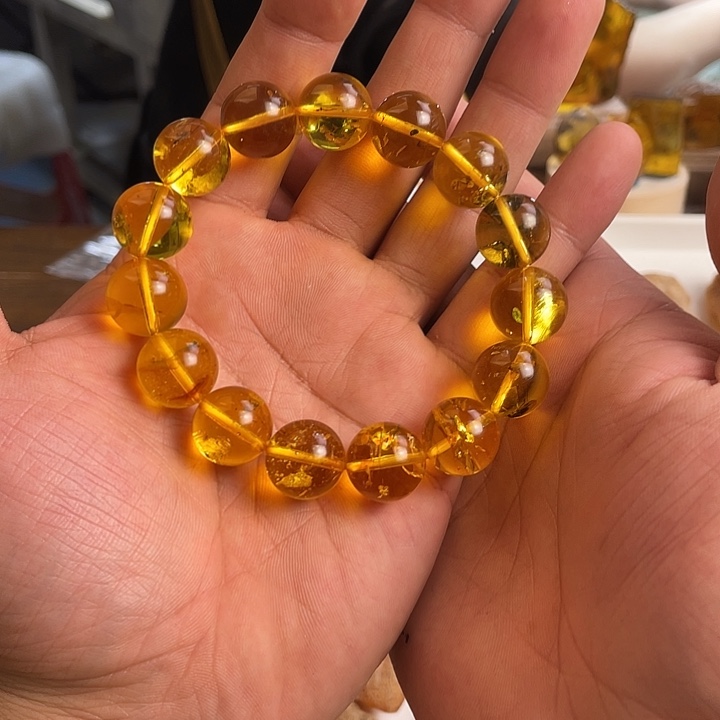 蒲***利定制琥珀未镶嵌天然琥珀蜜蜡