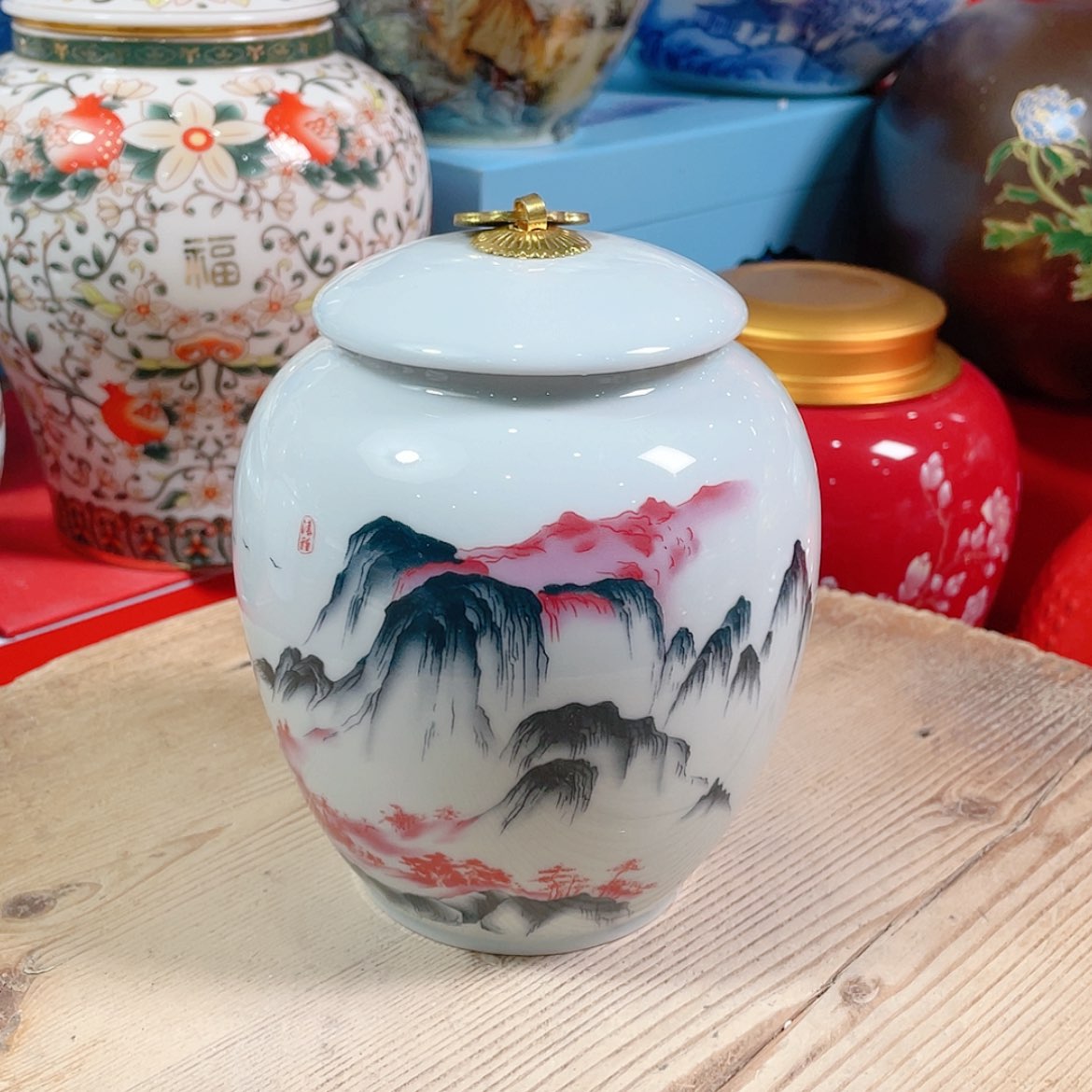 【闪购商品】罐陶瓷茶叶罐密封罐