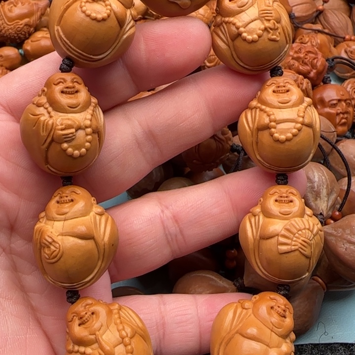 橄榄核手串子**波橄榄核雕工艺手串