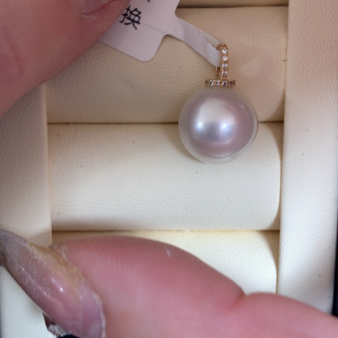 海水珍珠颈饰18K金镶嵌