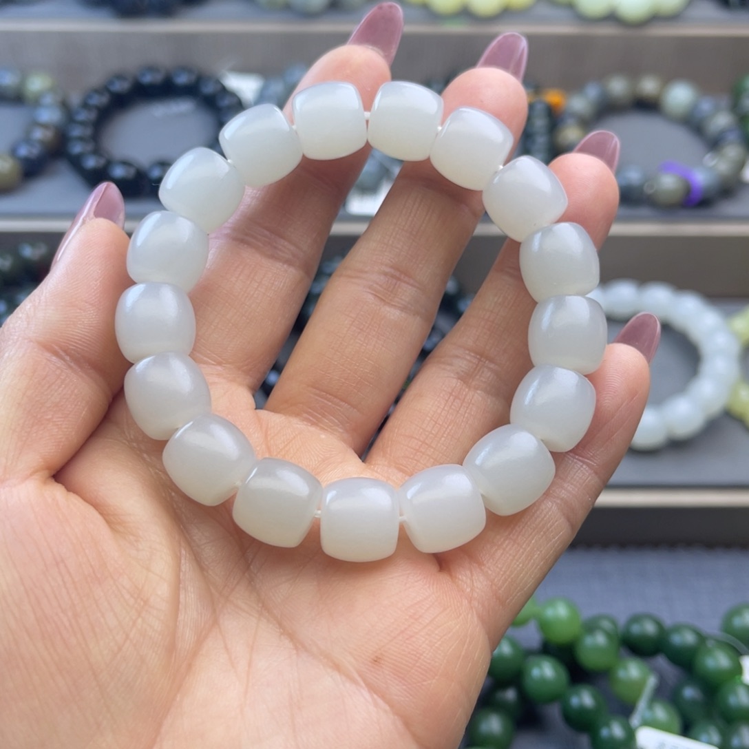 和田玉手链未镶嵌