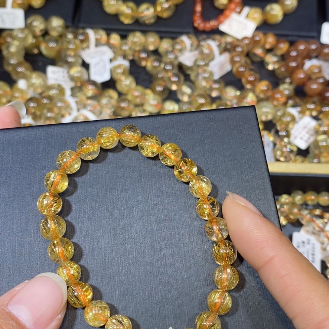 水晶手链未镶嵌手链7m m芳