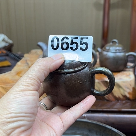 戬谷龙窑柴烧茶壶0655