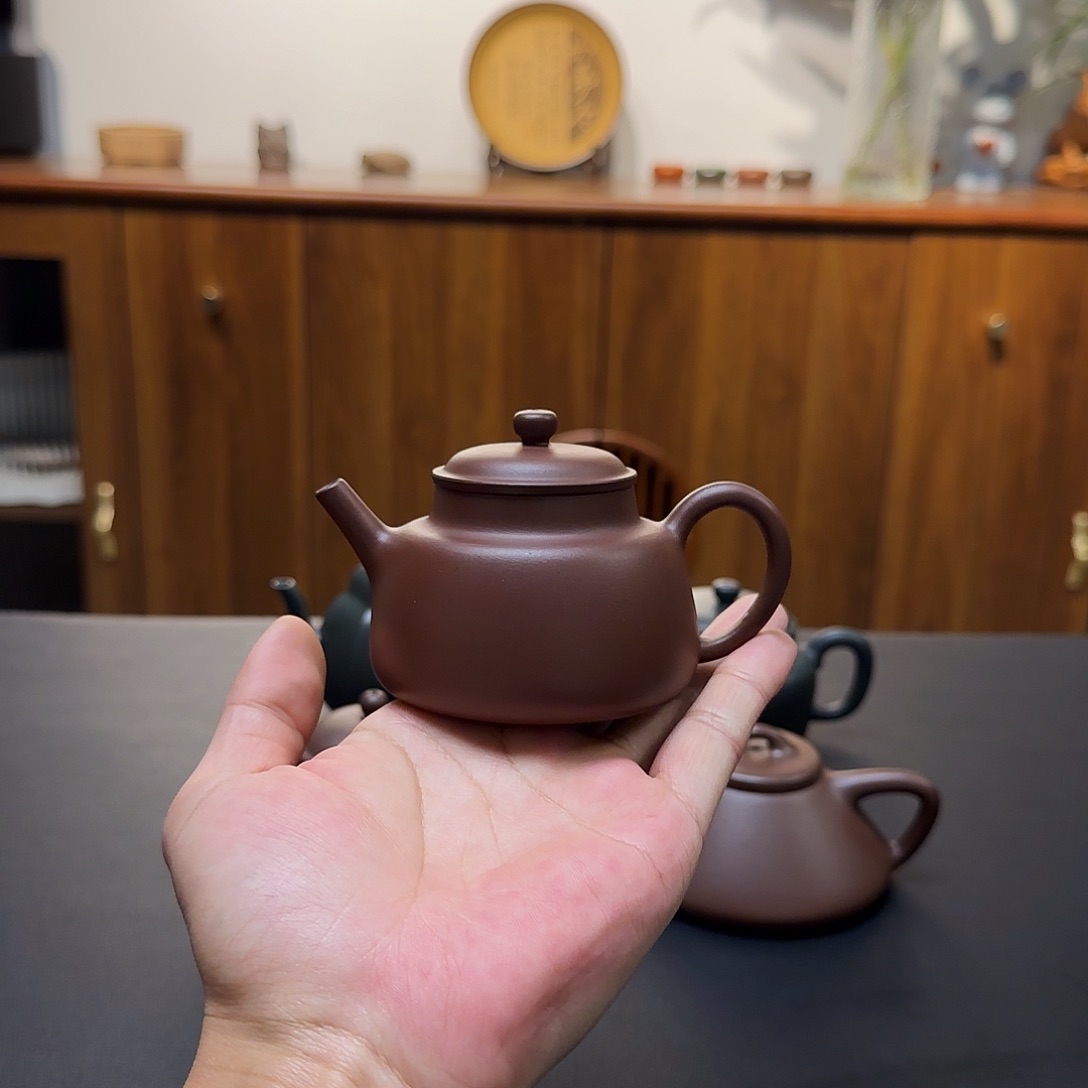 紫砂茶壶L**柜言心，底槽清150毫升
