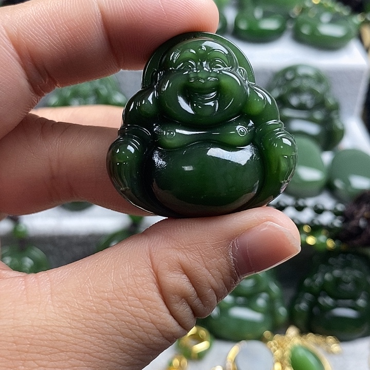 和田玉（碧玉）未镶嵌项链35