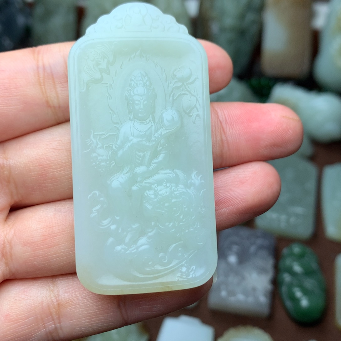 和田玉挂件未镶嵌