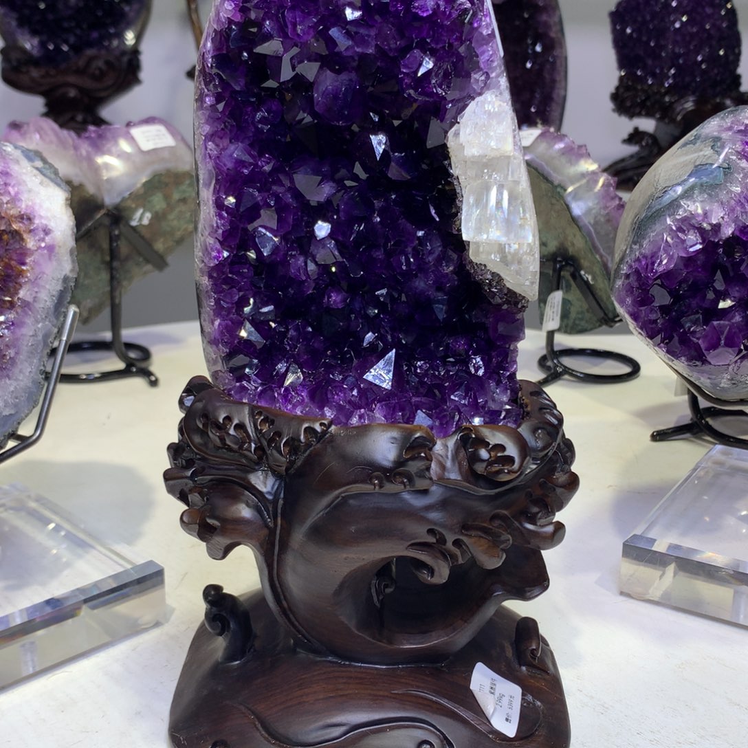 未镶嵌大型摆件（非配饰）紫晶?*紫晶