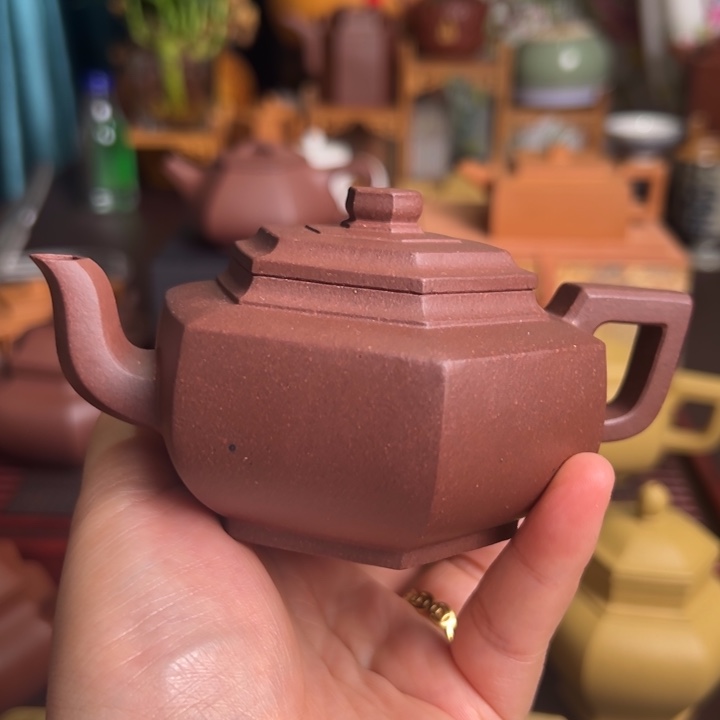 钊***溢茶壶紫砂紫泥雪华