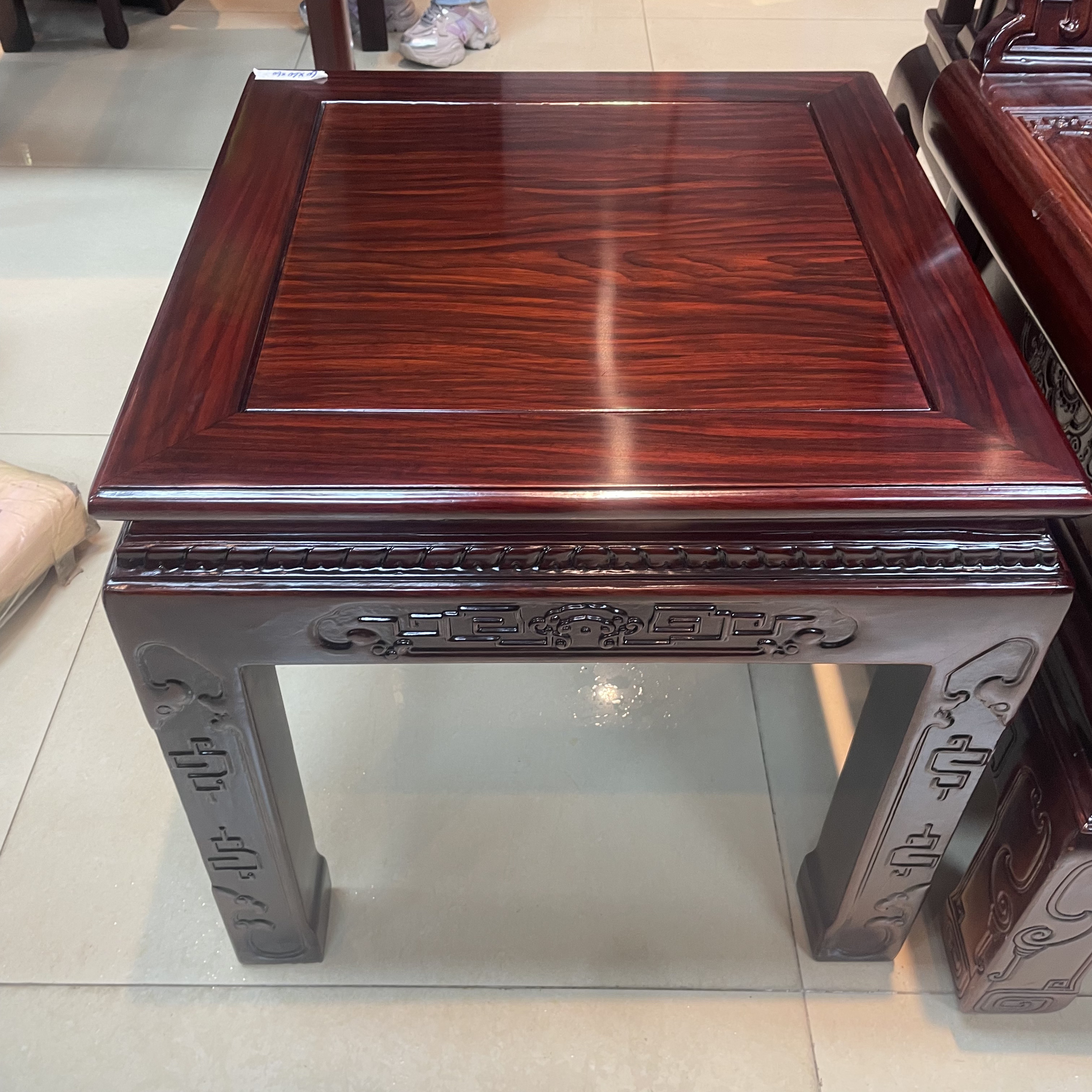 酸枝木 角几尺寸：60*60*60