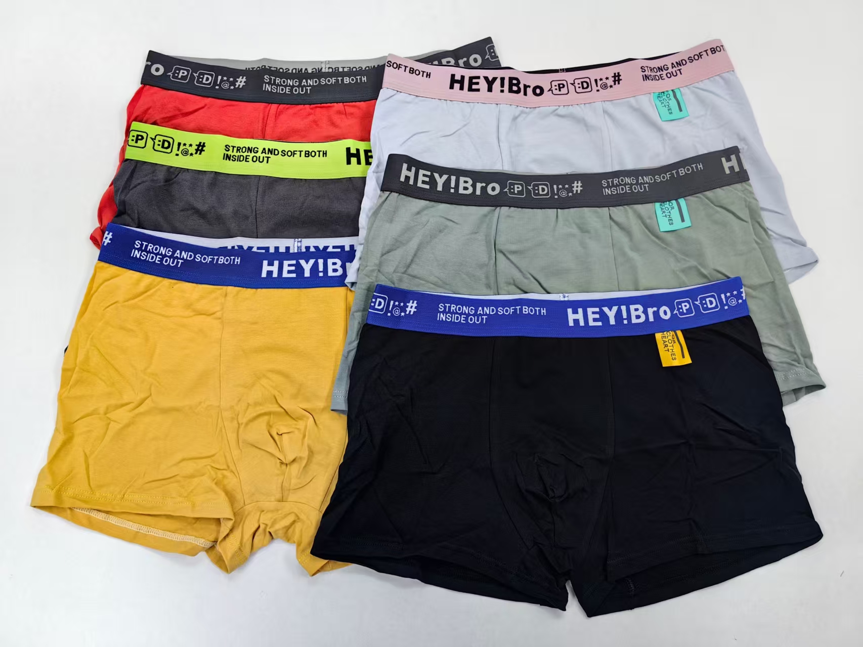 三条装/男士平角棉质内裤潮牌透气时尚舒适高品质男士内裤