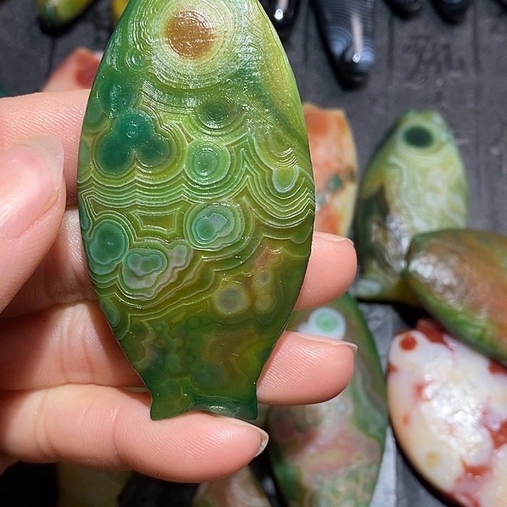 ꧁***꧂玛瑙/玉髓合金颈饰