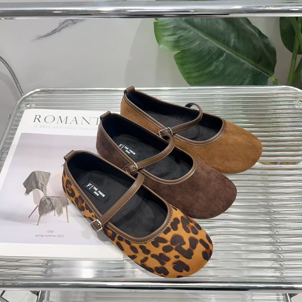 秋休闲款法式女新款百搭软底豆豆鞋单鞋F01