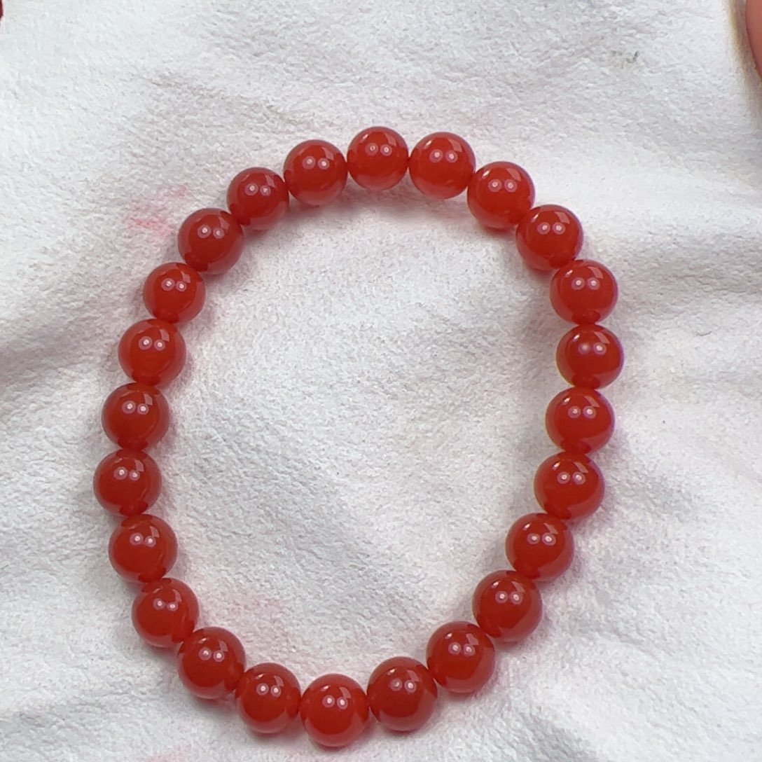 南红玛瑙手串未镶嵌颖**?