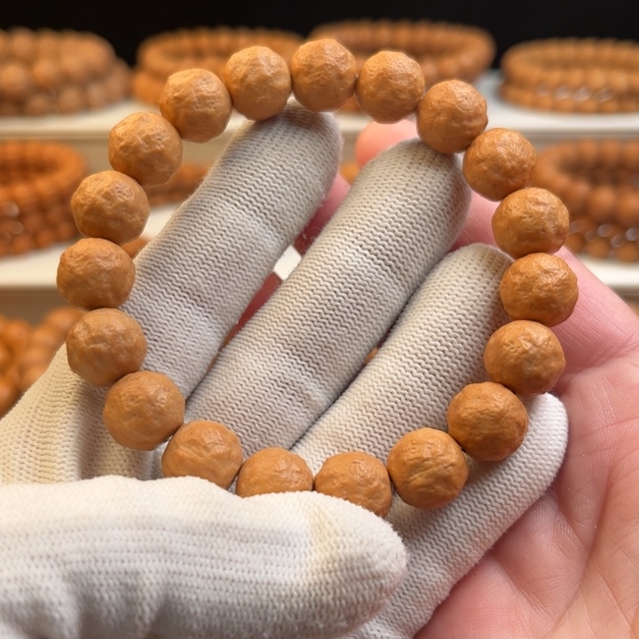 月***明猴头核桃手串小青柑