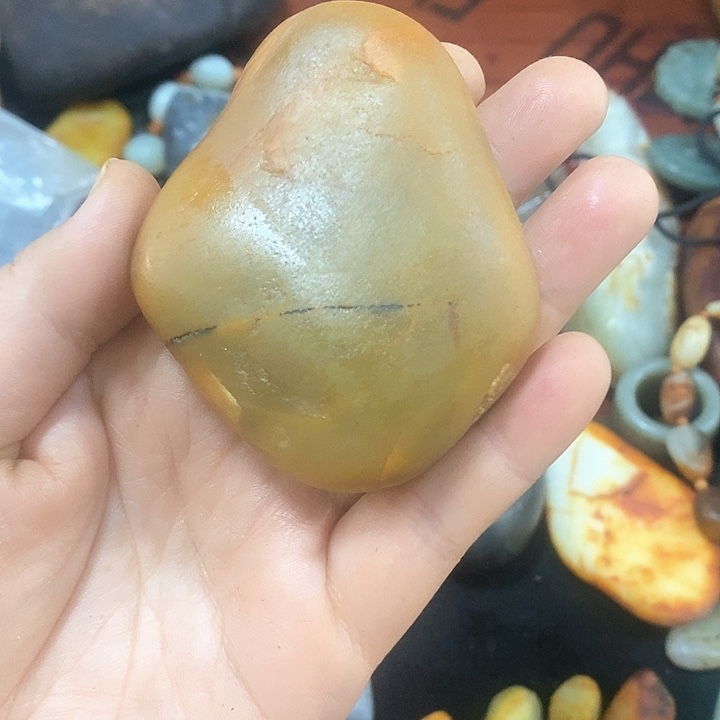 手链未镶嵌和田玉（糖玉）