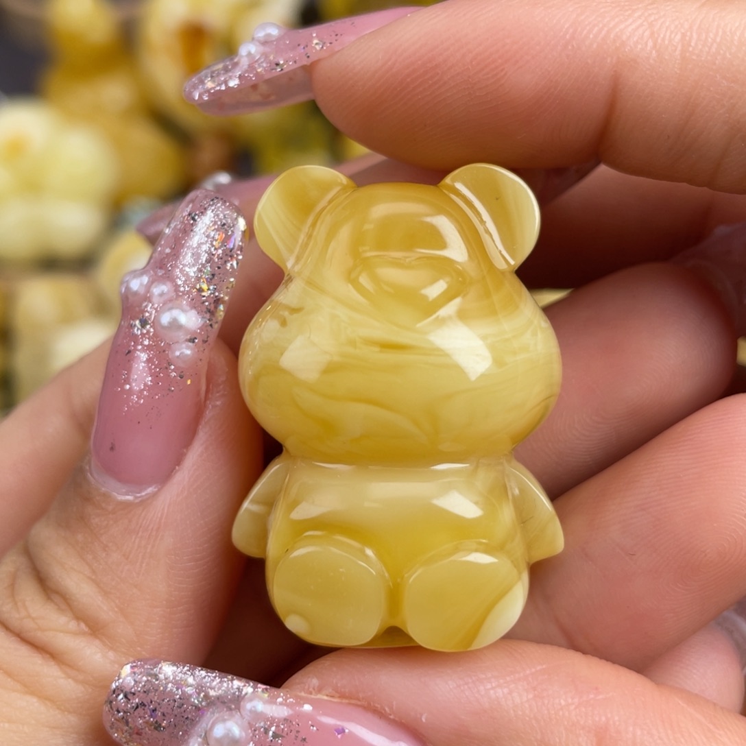 琥珀裸石未镶嵌蜜蜡