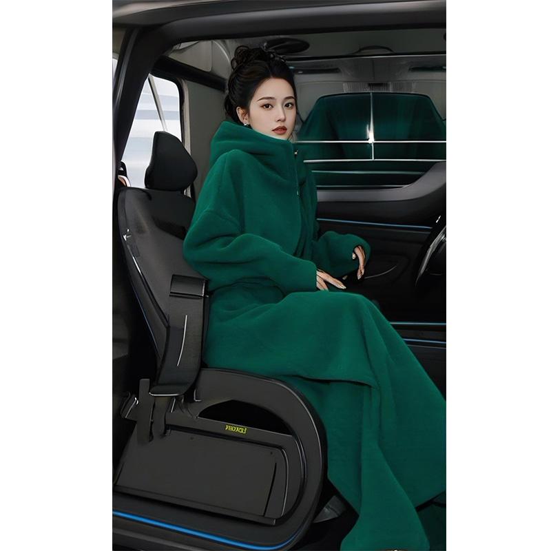 韩系休闲运动套装女秋冬季慵懒风时尚洋气款连帽卫衣阔腿裤两件套