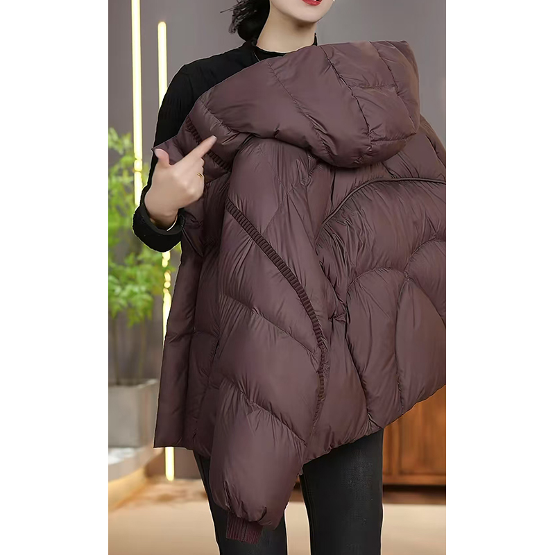 2025冬季新款时尚洋气高级感气质百搭加厚保暖羽绒服