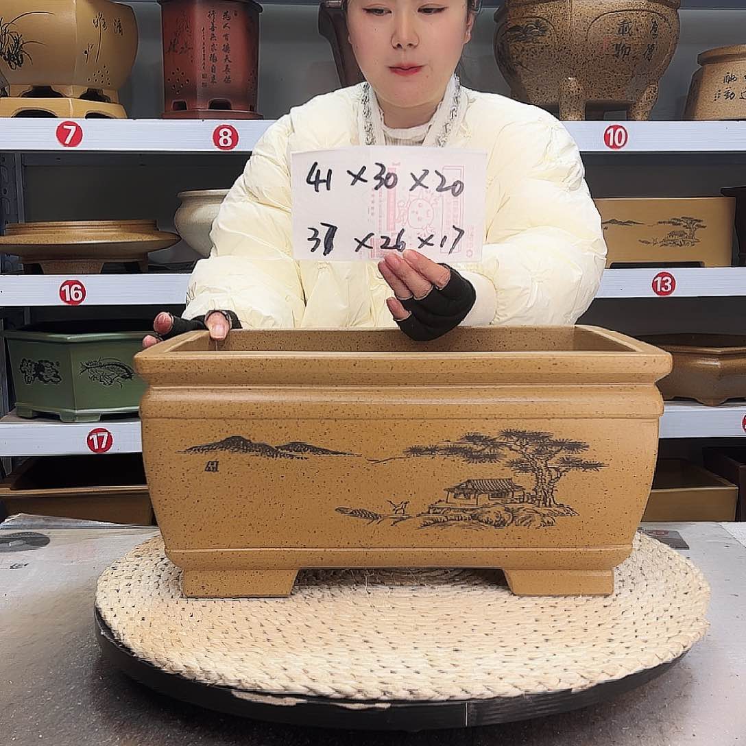 紫砂花盆紫砂花盆