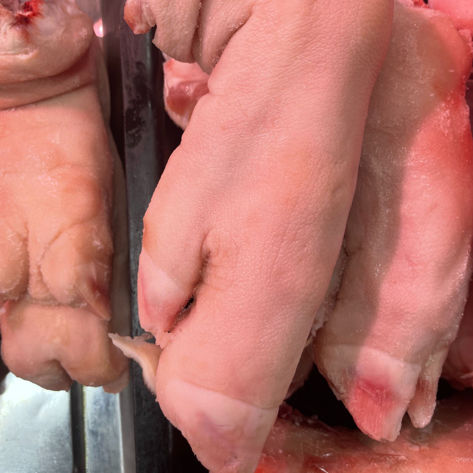 特价前蹄 生猪蹄1个 1-1.2斤左右（猪肉）