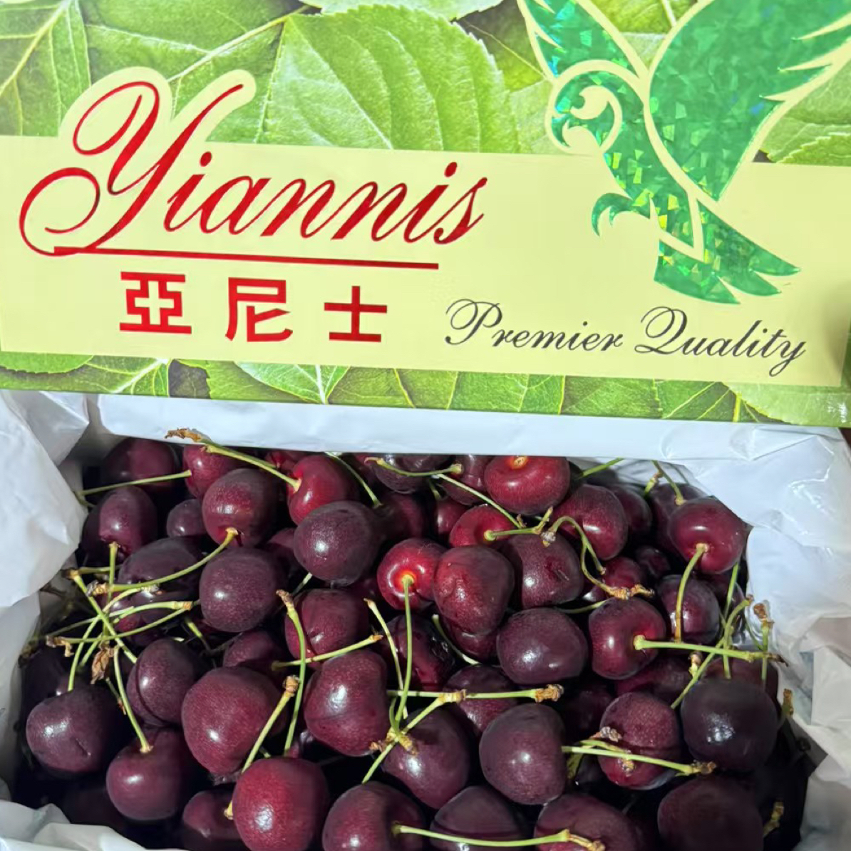 【现货】空运新西兰车厘子 2JD 4斤原箱内附果径卡顺丰