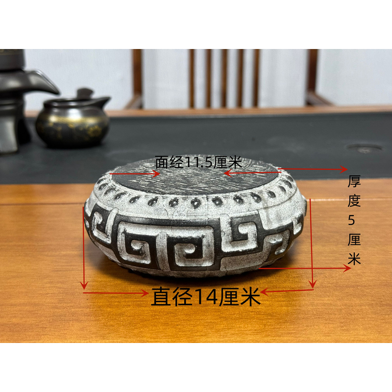 山西桌面摆件回形纹圆鼓