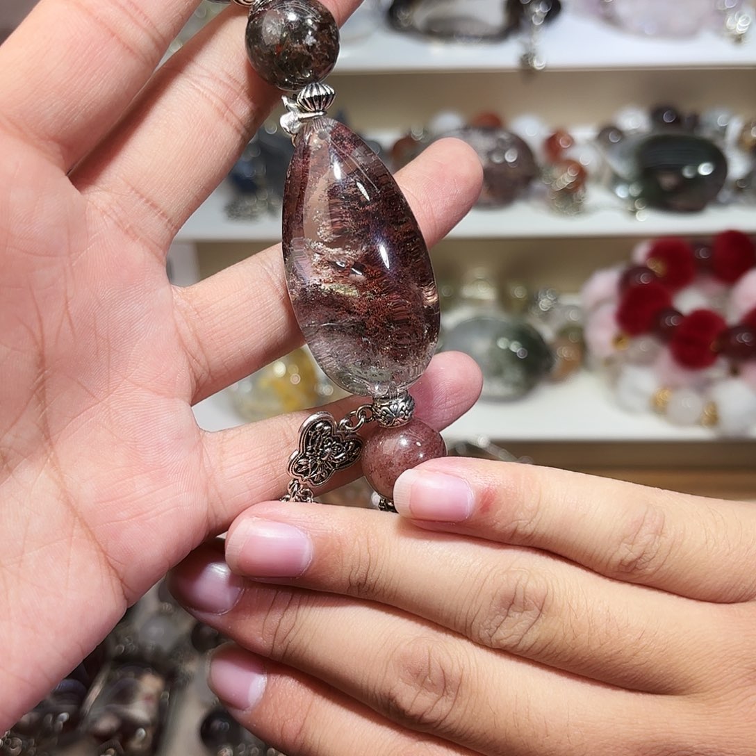 圆***滚手链未镶嵌水晶水晶