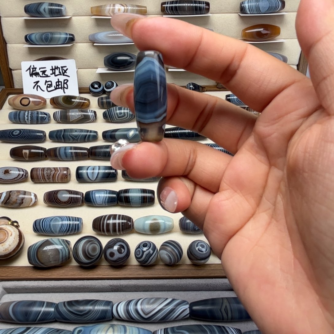 玛瑙/玉髓合金颈饰