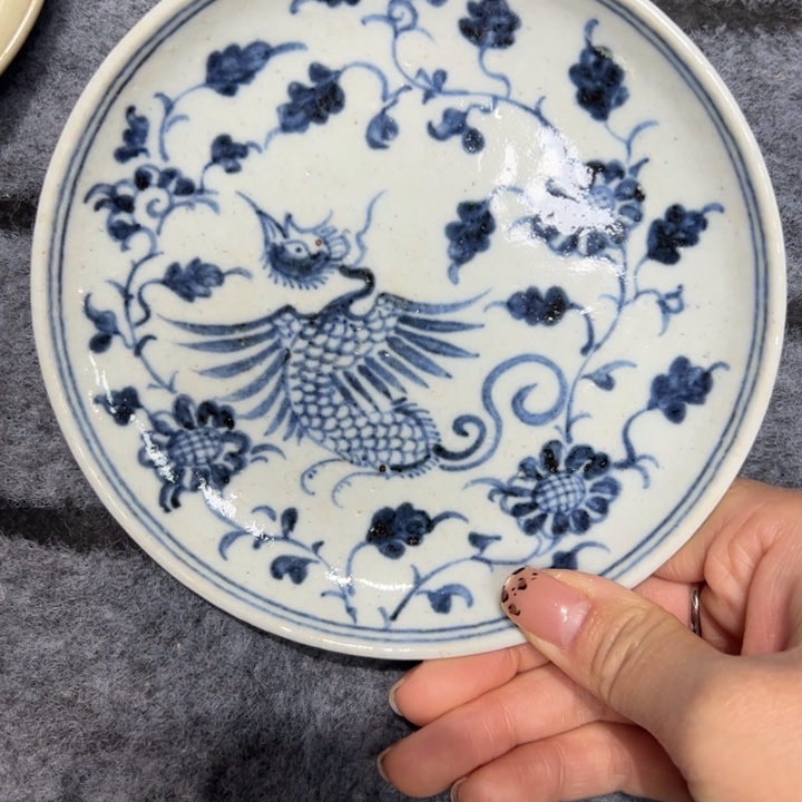 吉***霖陶摆件景德镇陶瓷杯/碟
