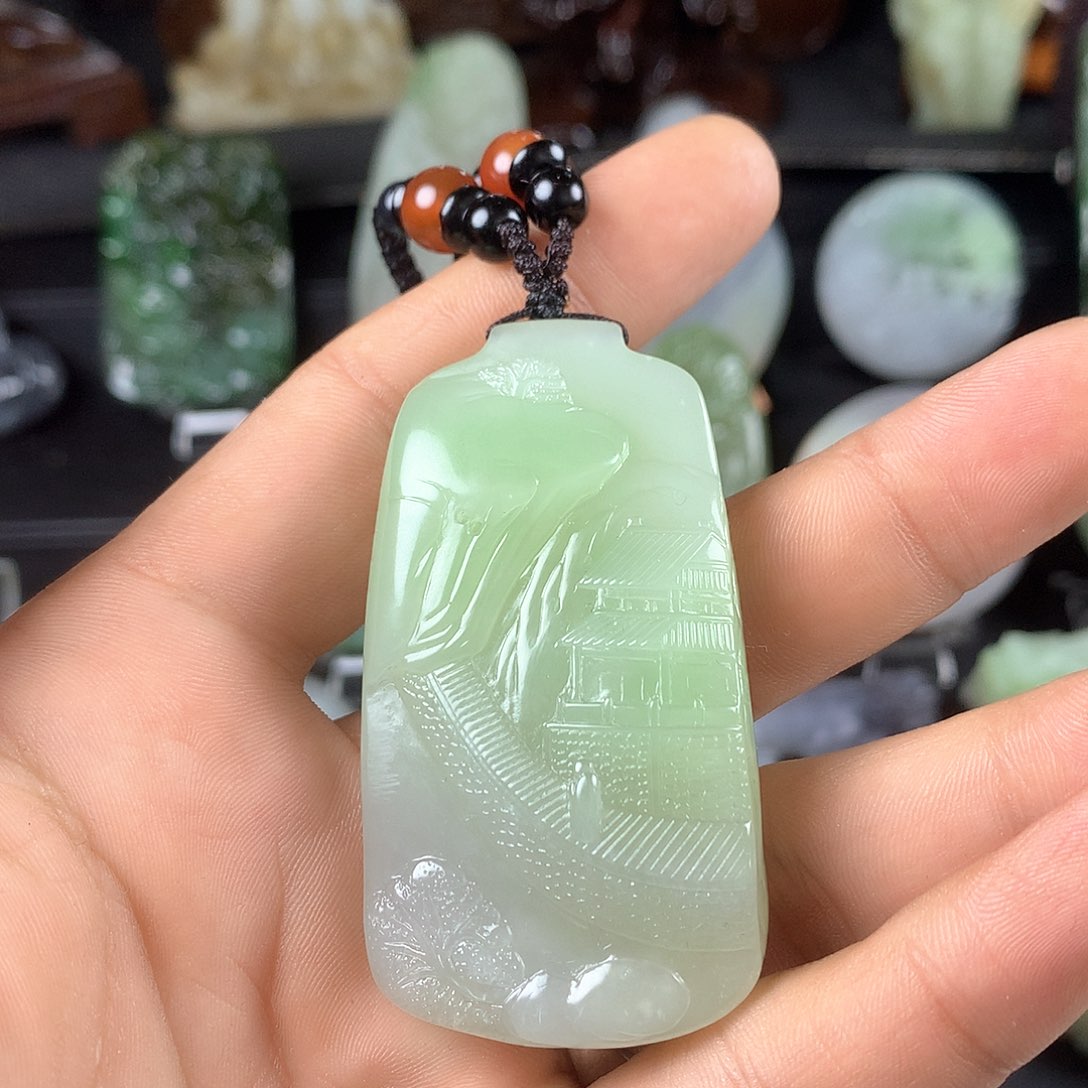 颈饰未镶嵌和田玉