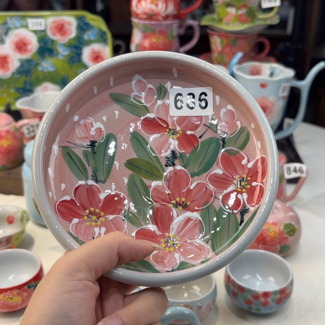 景德镇手绘高温釉下彩陶瓷茶具