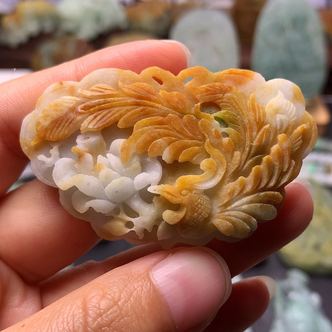 定制翡翠未镶嵌凤