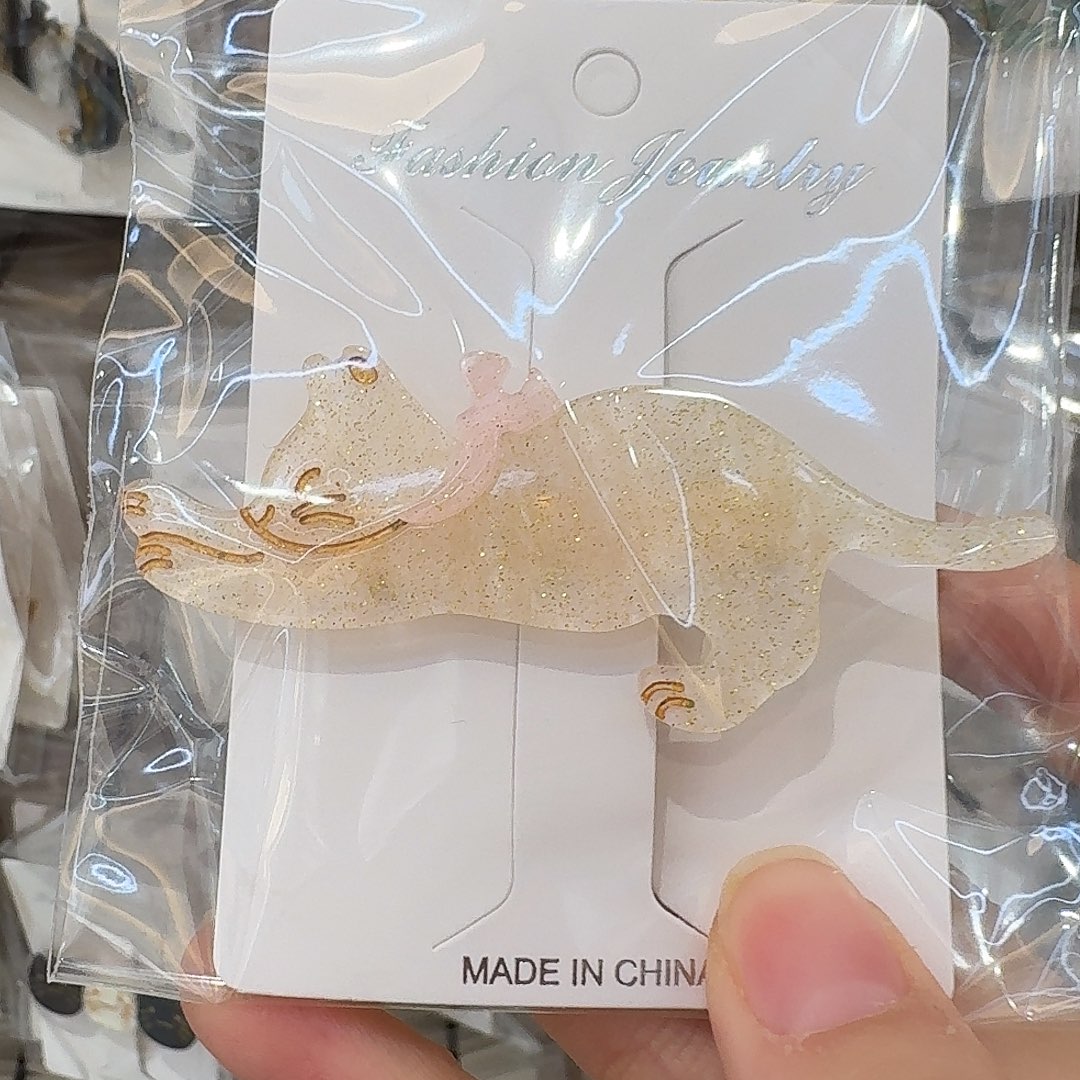 布艺铁合金猫咪鸭夹