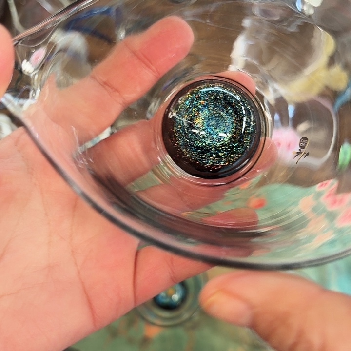 玻璃手工艺品玻璃茶色天空黑星空